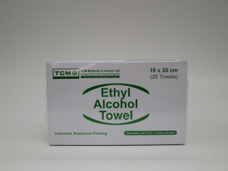 12153C TCM Alcohol Towel 16X20CM 2161