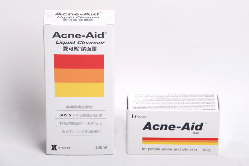 18028 Acne-Aid Bar 愛可妮除脂皂100g 0055<BR>18029 Acne-Aid愛可妮潔面露150ML 0900